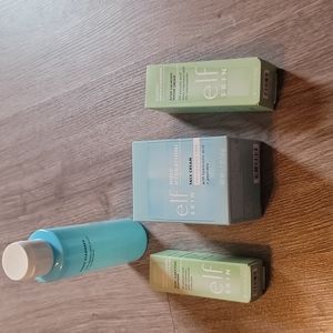 Lot of elf skin care products